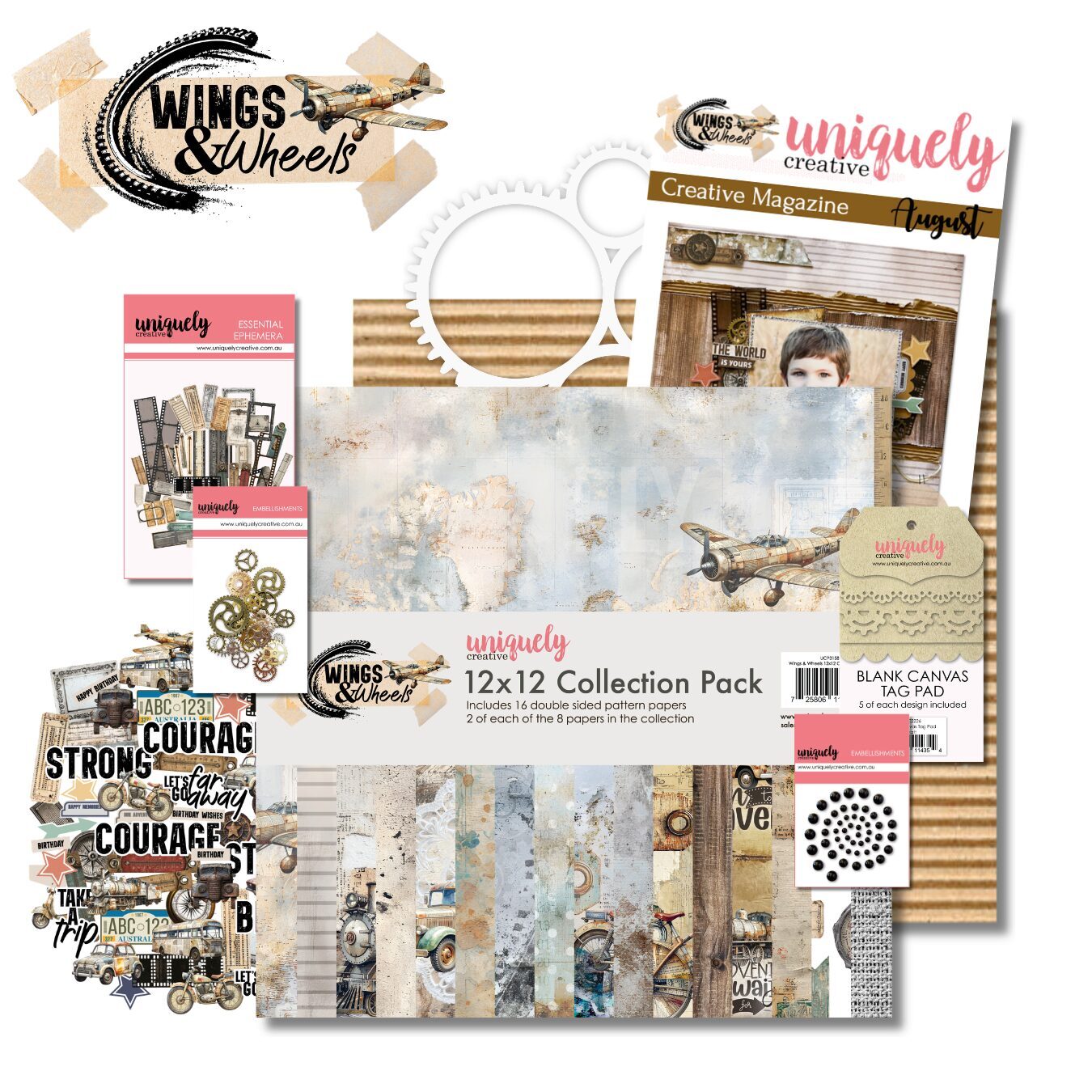 Uniquely Creative Wings & Wheels Collection