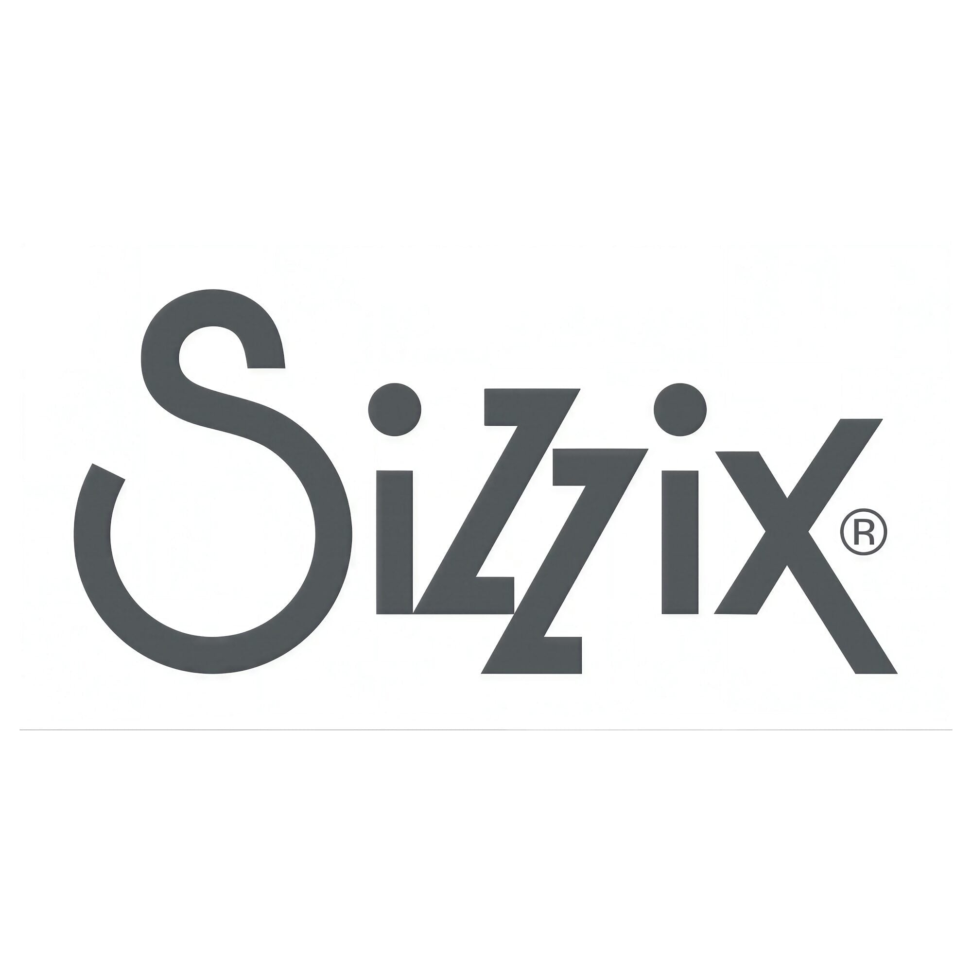 The Sizzix brand logo in dark gray on a plain white background.