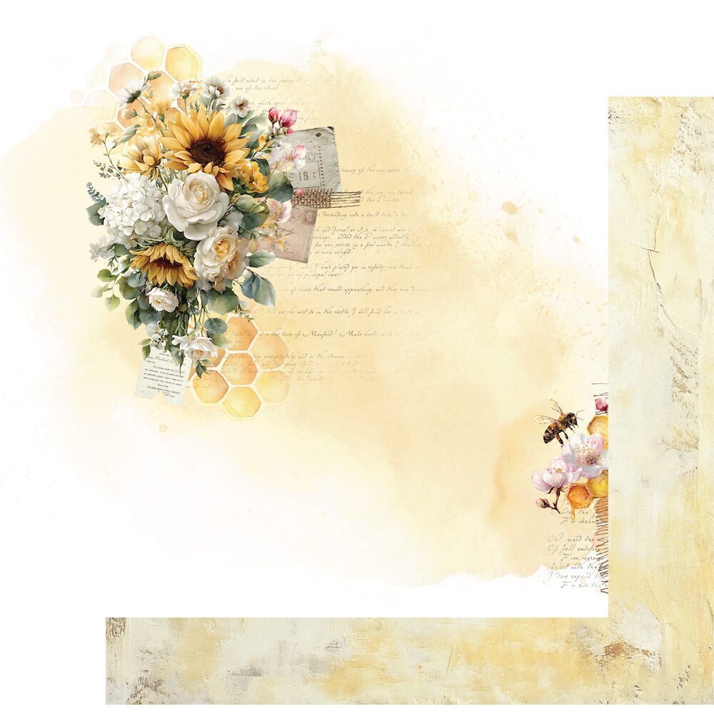 Uniquely Creative Sweet as Honey - Honeycomb Paper