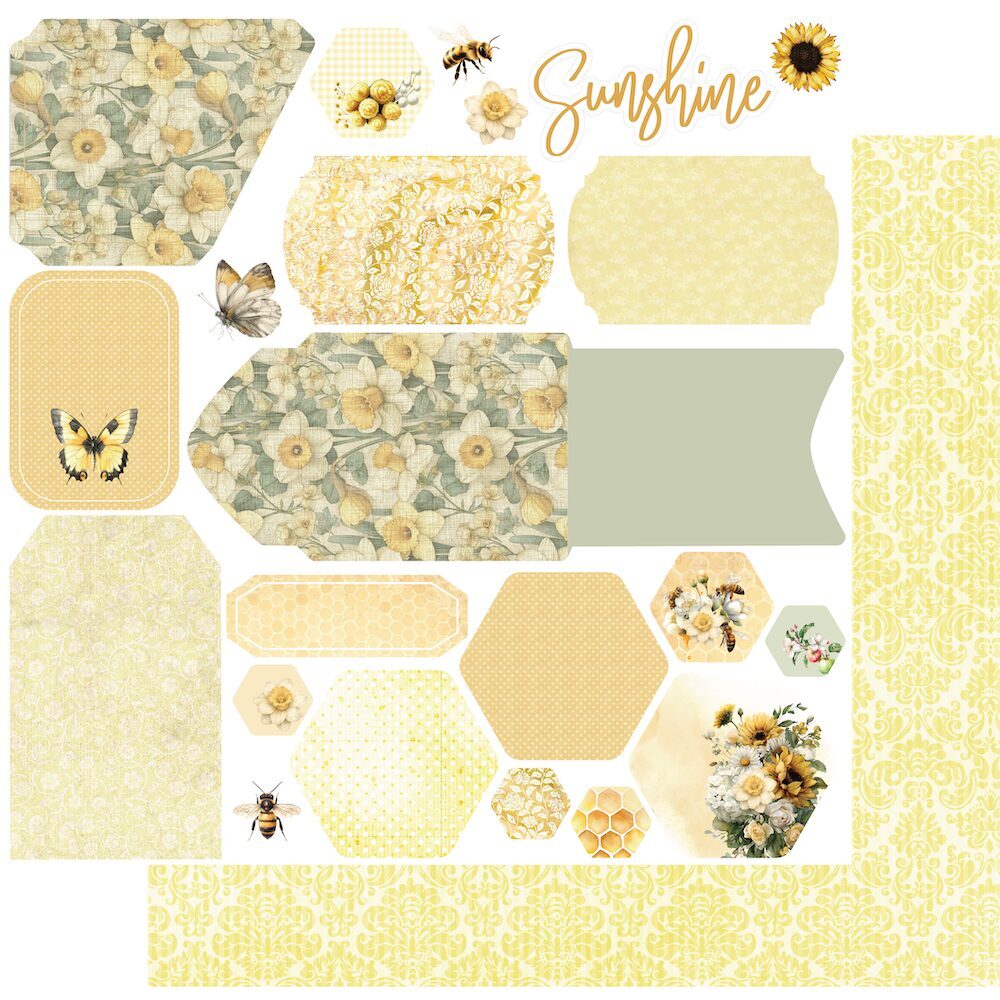 Uniquely Creative Sweet as Honey - Picked Flowers Paper