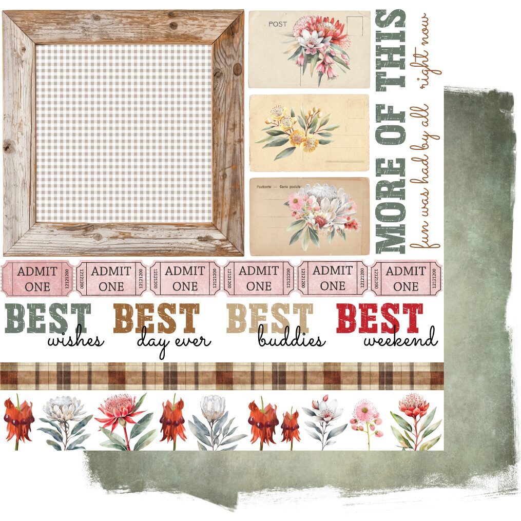 Uniquely Creative Echoes of the Outback - Desert Hues Paper