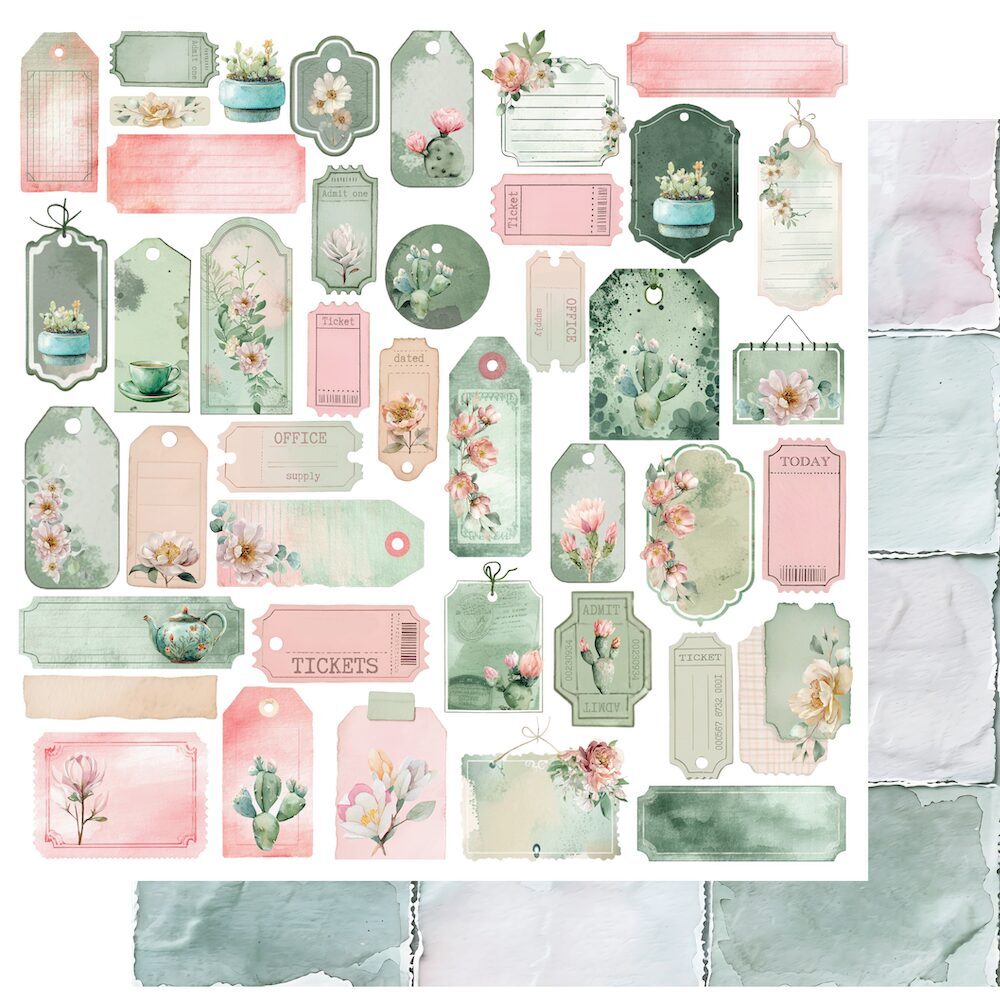 Uniquely Creative Tea & Tranquility - Garden Sanctuary Paper