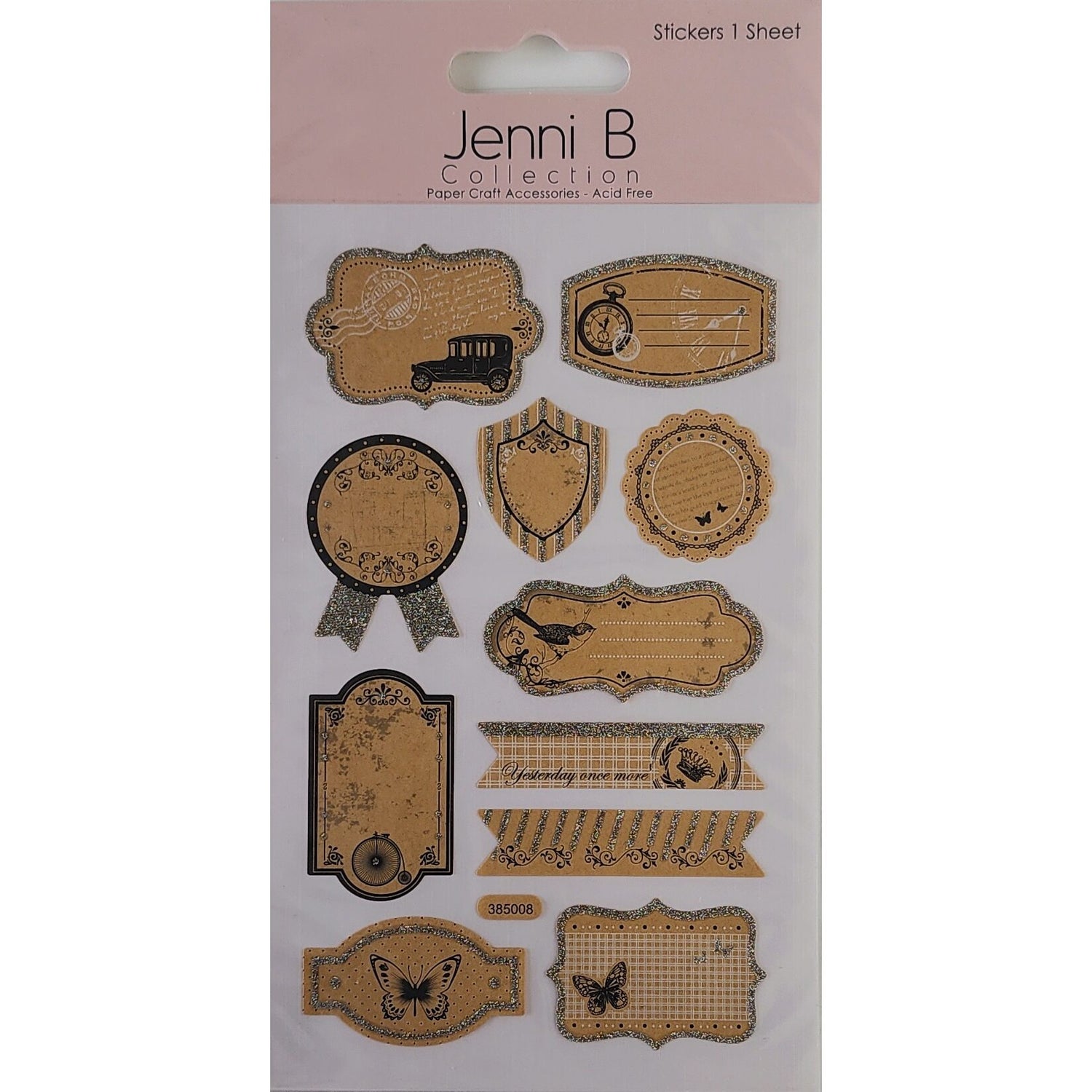 Jenni B Stickers - Vintage Vibes