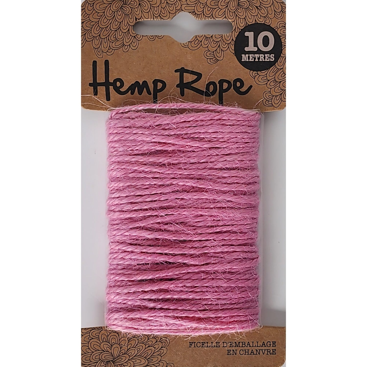 UBL Hemp Rope - Pink 10m