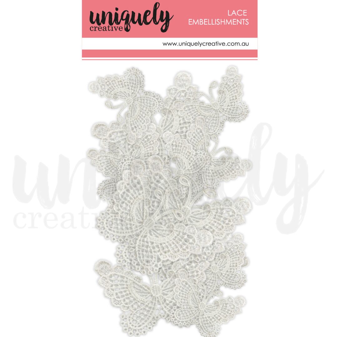 Uniquely Creative Lace Butterflies - 15 pieces