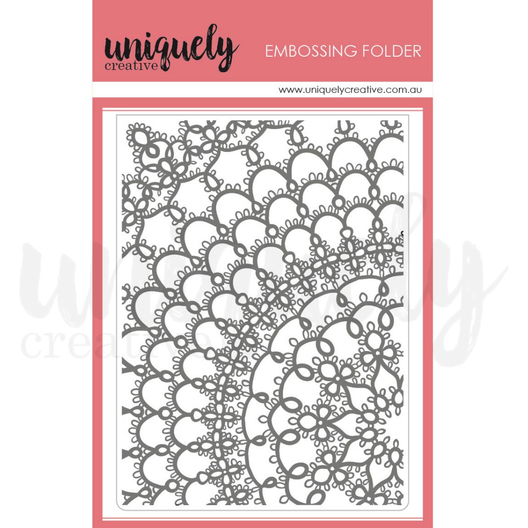 Uniquely Creative Embossing Folder - Napery