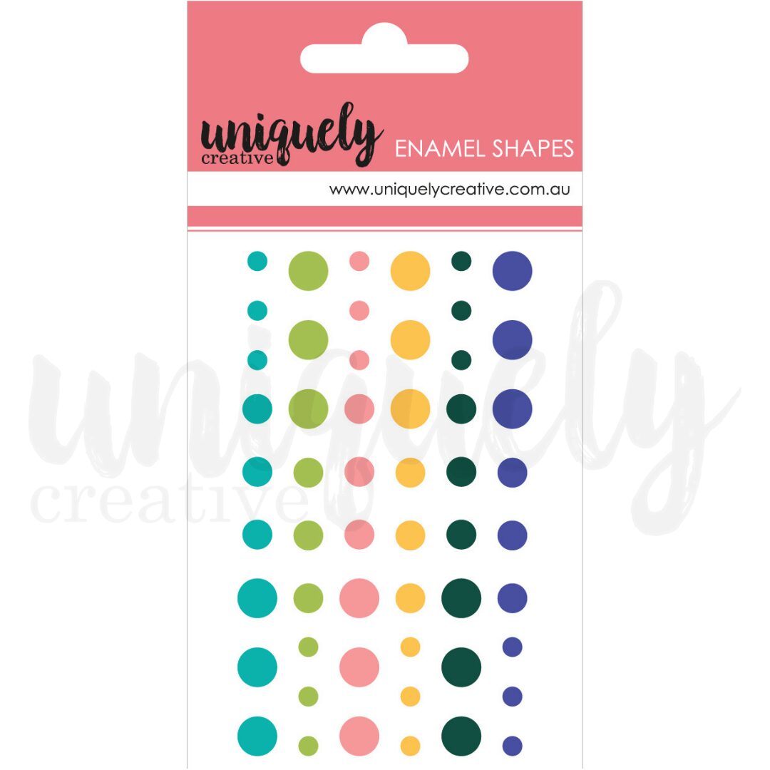 Uniquely Creative Enamel Dots - Rainforest Retreat