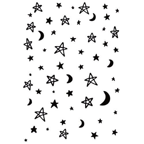 Kaisercraft Embossing Folder 4x6" - Moon & Stars