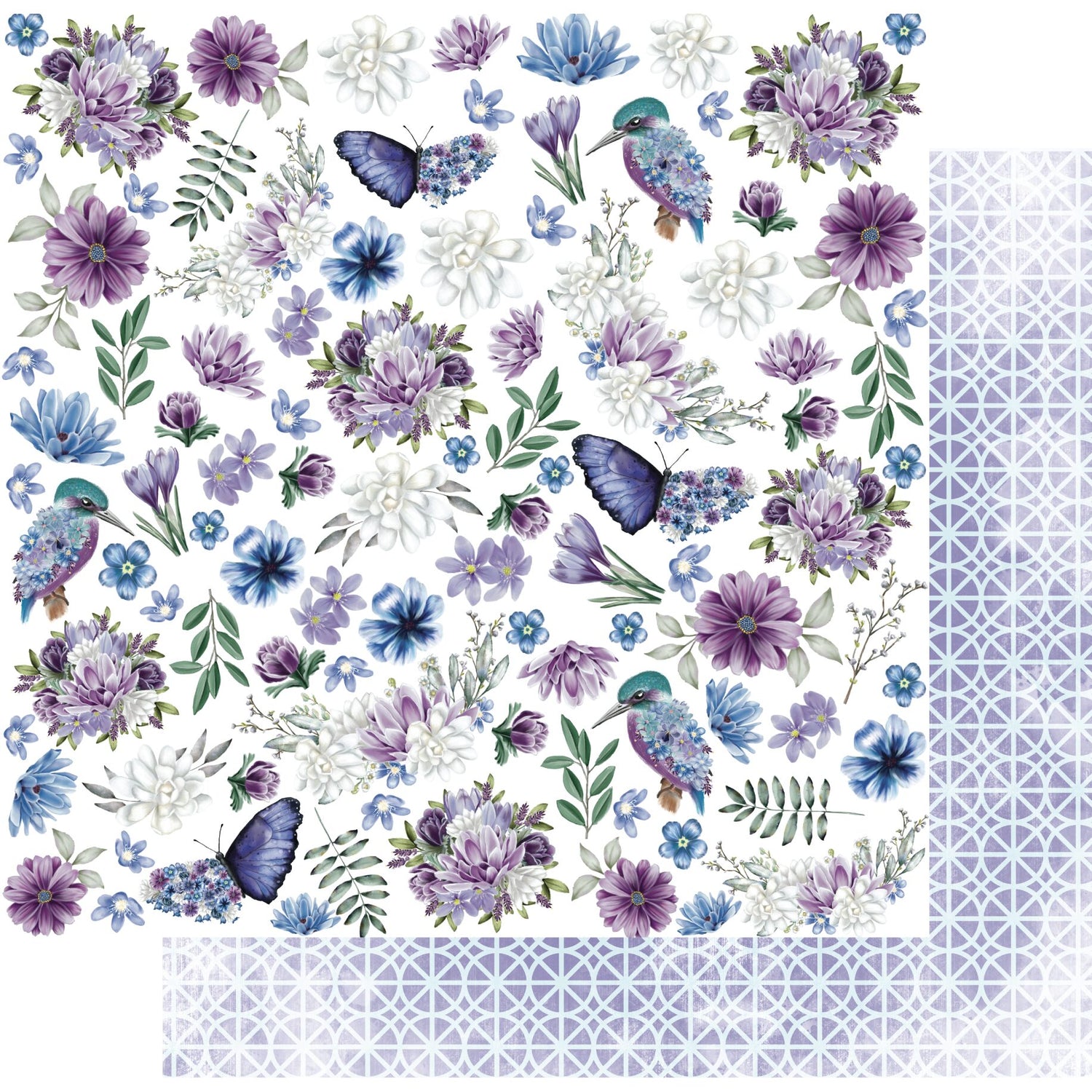 Uniquely Creative Indigo & Violet - Inside Jokes Paper