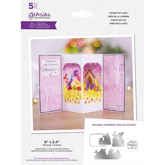 Crafter's Companion Scenes of Light Stamp & Die Set - Fairies of Light