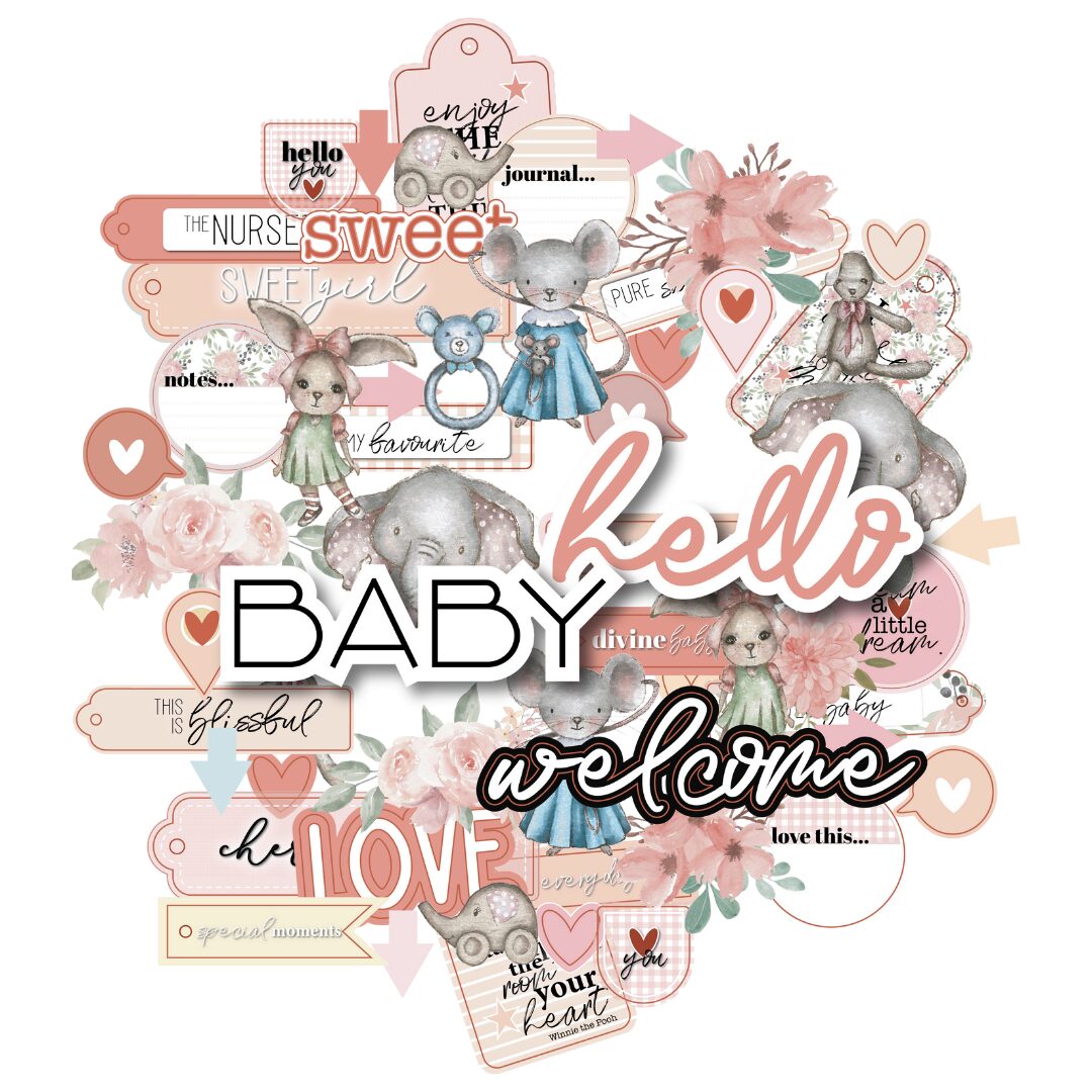 Uniquely Creative - Creative Cuts - Hey Baby Girl