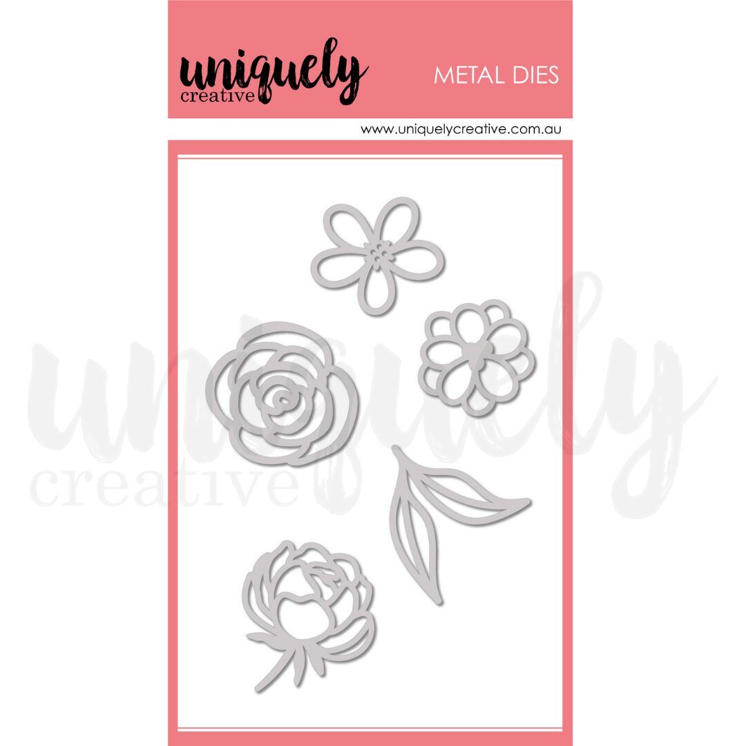 Uniquely Creative Die - Boho Flower Elements