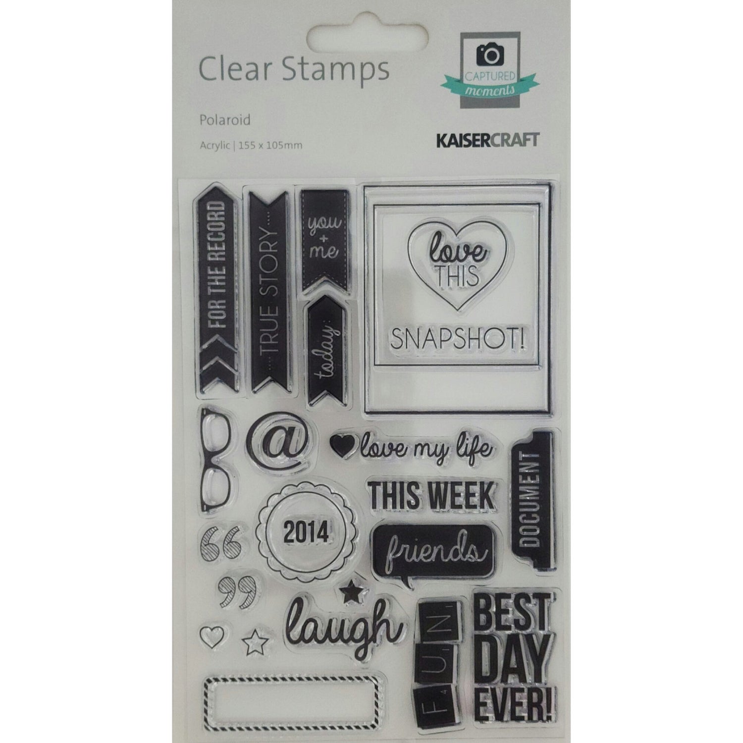 Kaisercraft Acrylic Stamp - Polaroid