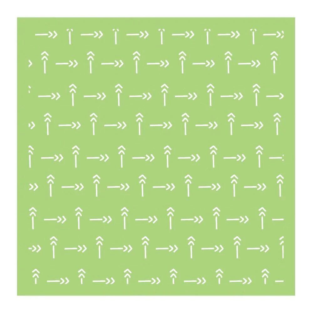 Kaisercraft 6x6" Designer Template - Direction