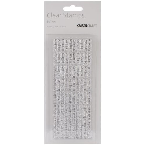 Kaisercraft Clear Stamp - Believe