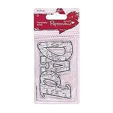 DoCrafts Typography Stamp - Dad