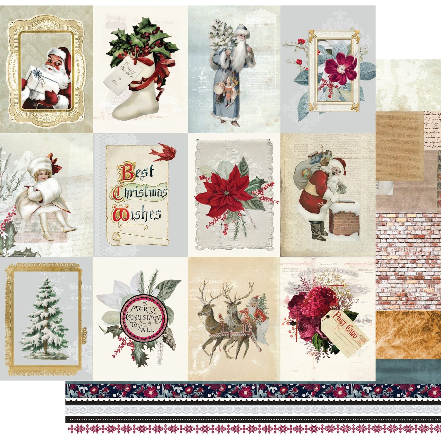 Uniquely Creative A Very Vintage Christmas - Better Not Pout Paper
