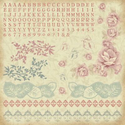 Kaisercraft 12x12" Sticker Sheet - Magnolia Grove