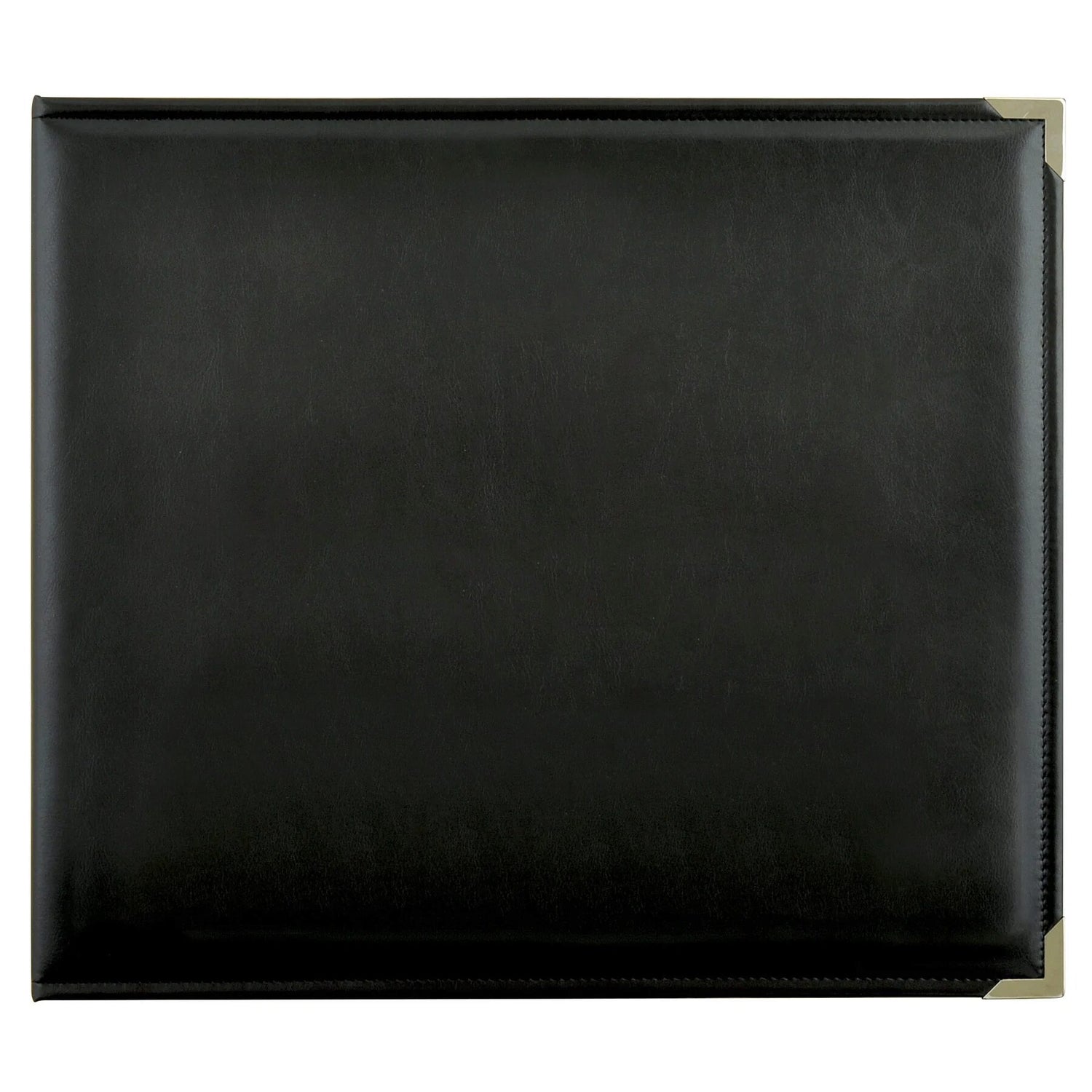Kaisercraft Faux Leather D-Ring 12x12" Album - Black