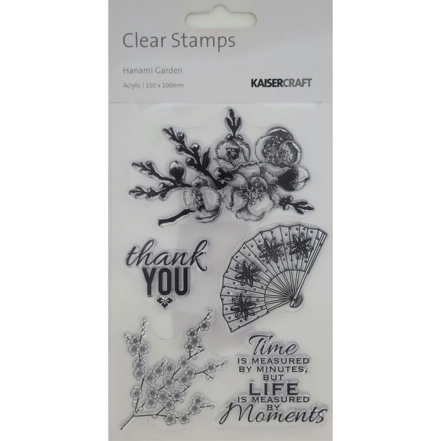 Kaisercraft Acrylic Stamp - Hanami Garden
