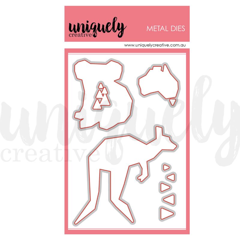 Uniquely Creative Stamp & Die Set Bundle - Aussie Geo
