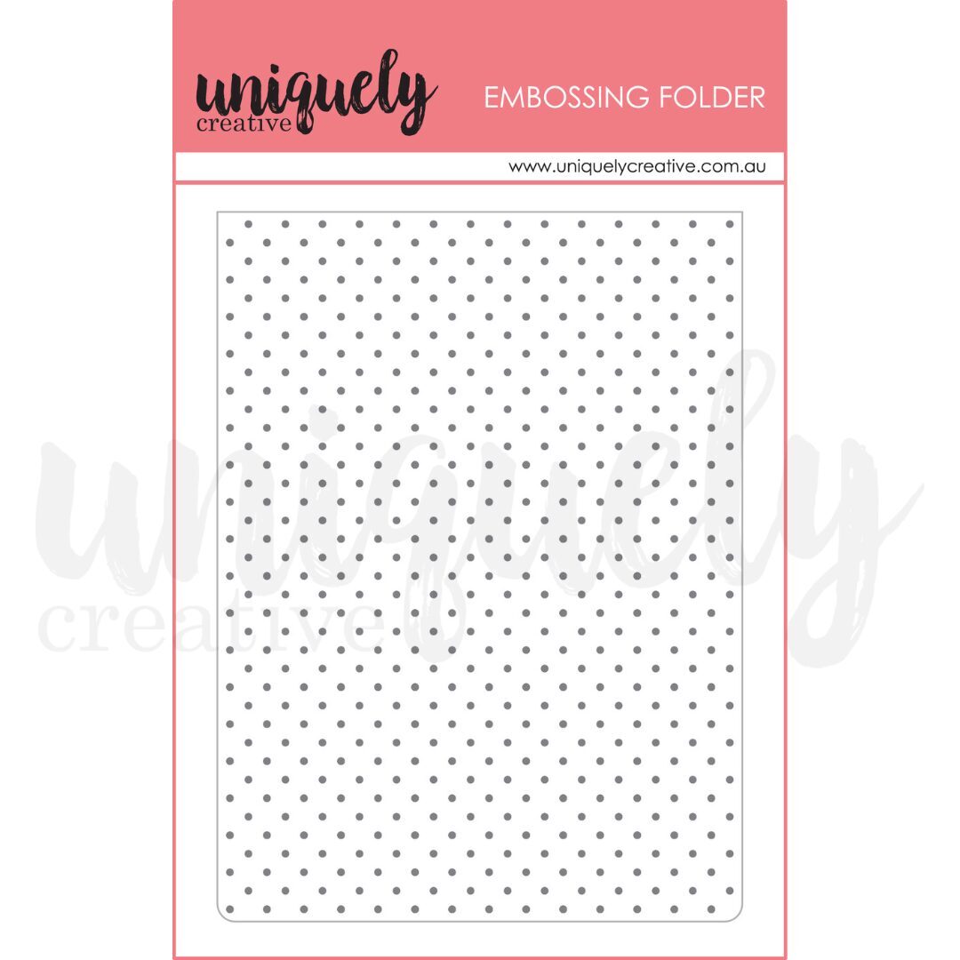 Uniquely Creative Embossing Folder - Tiny Dots