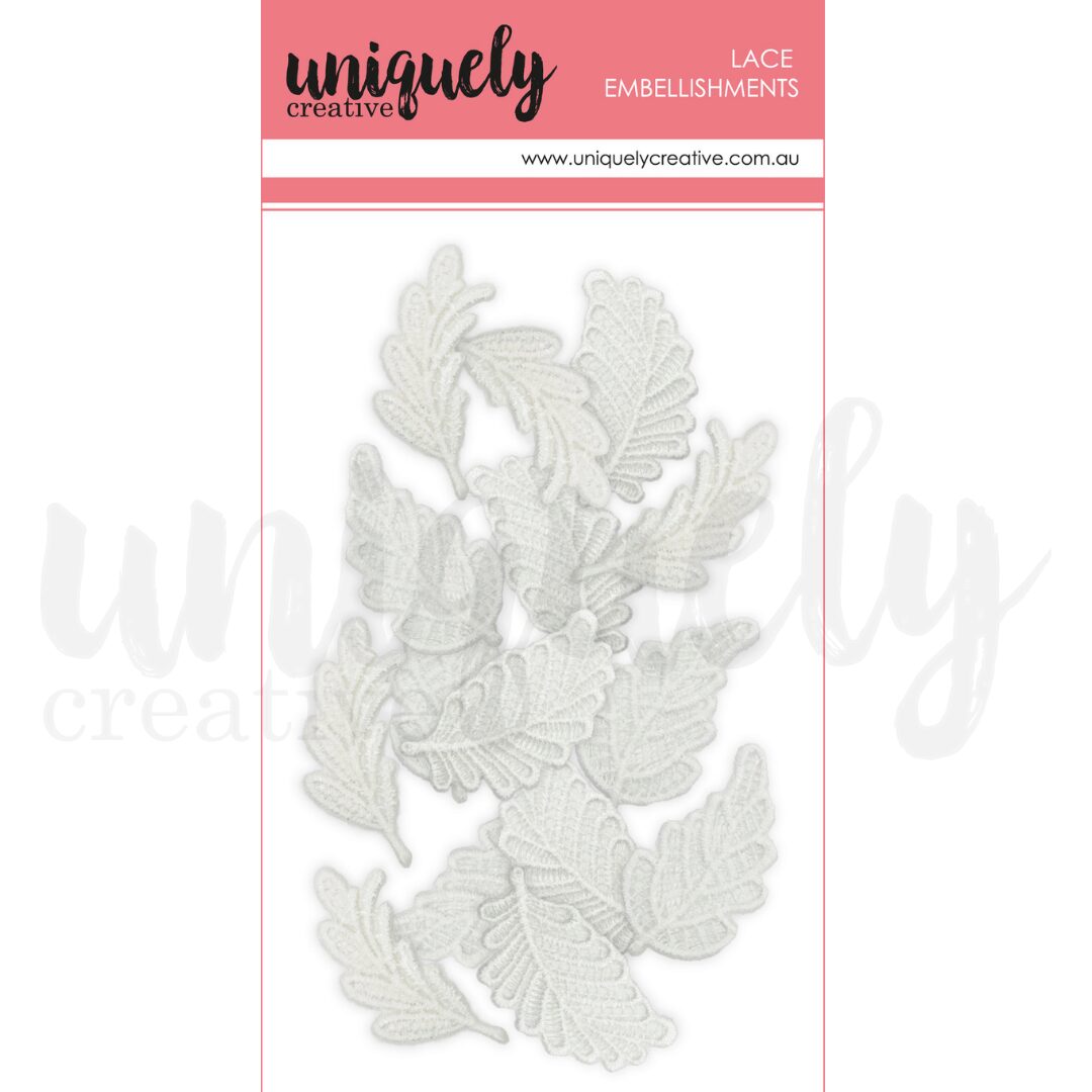 Uniquely Creative Lace Leaves - 15 pieces