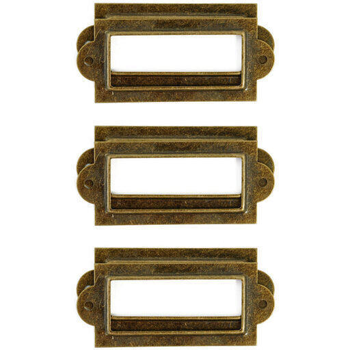 Kaisercraft Metal Bookplates - Brass