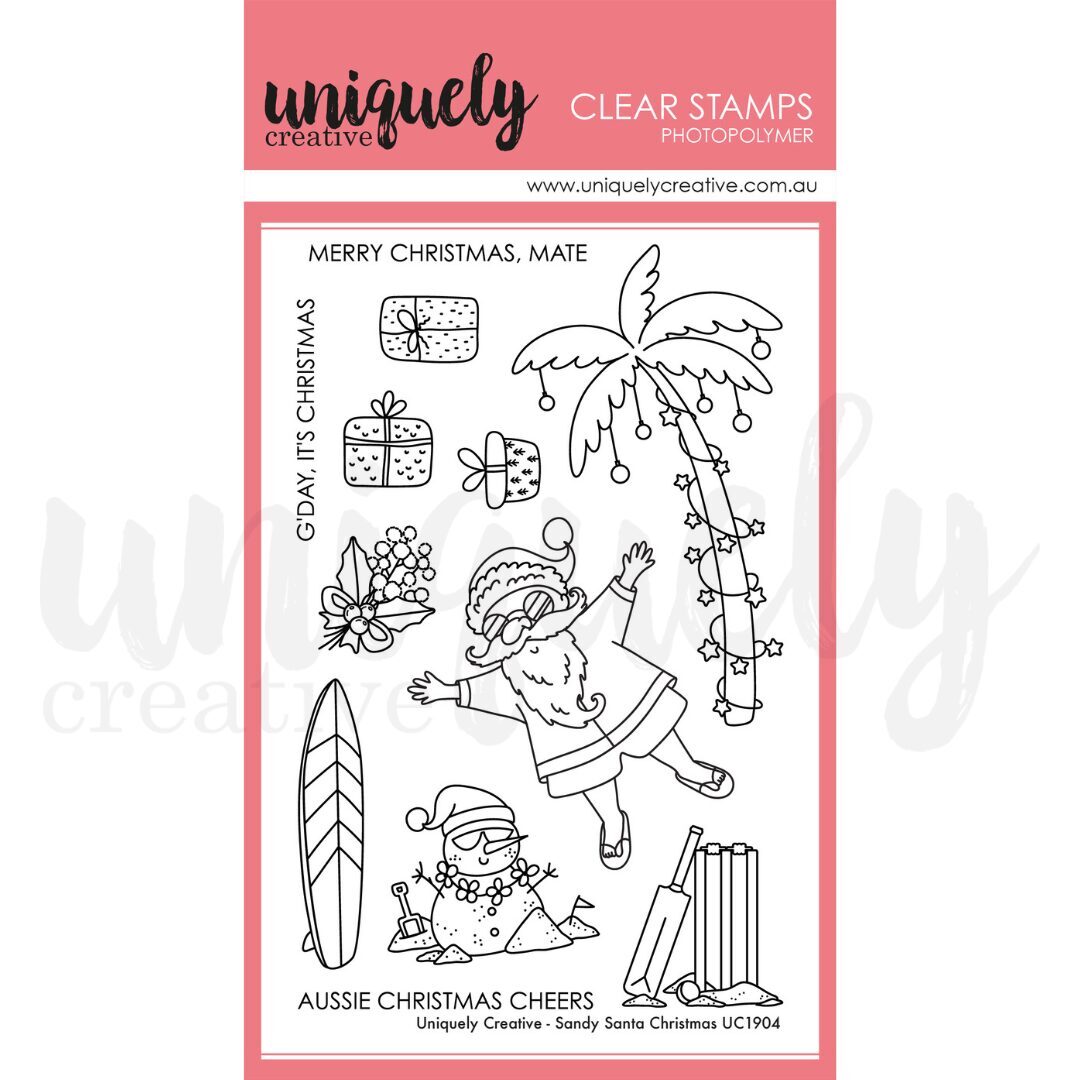Uniquely Creative Stamp & Die Set Bundle - Sandy Santa Christmas