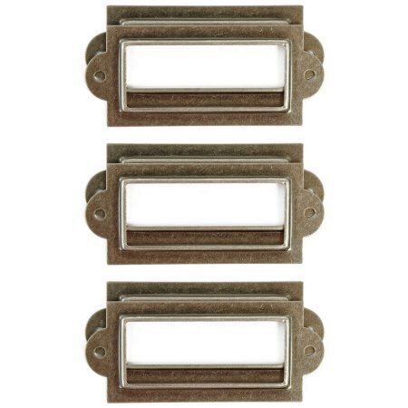 Kaisercraft Metal Bookplates - Silver