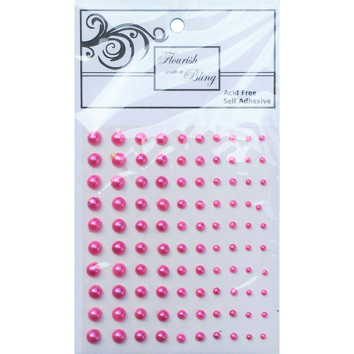 FWAB Adhesive Pearls - Pink