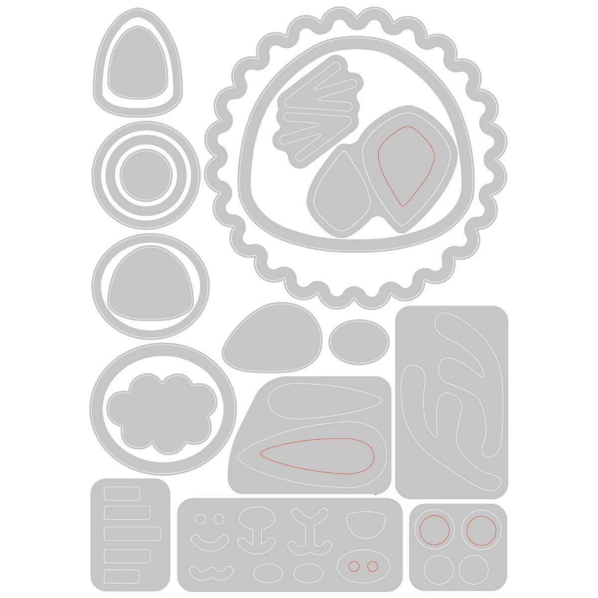 Sizzix Thinlits Dies - Build an Animal