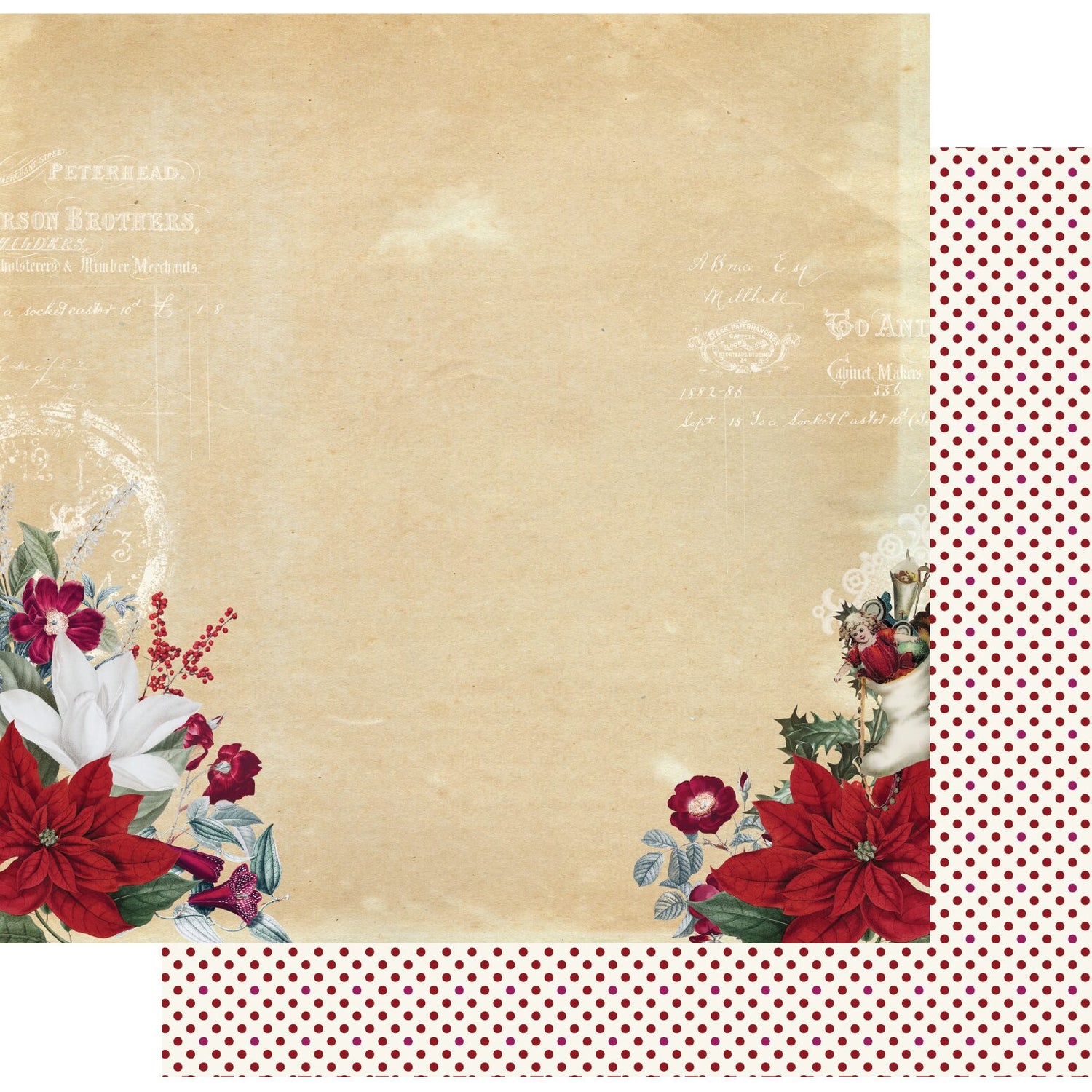 Uniquely Creative A Very Vintage Christmas - Meet Me Under the Mistletoe Paper