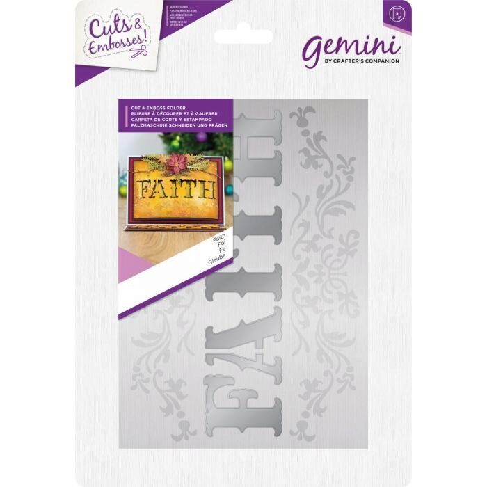 Crafter's Companion Cut & Embosss Folder - Faith