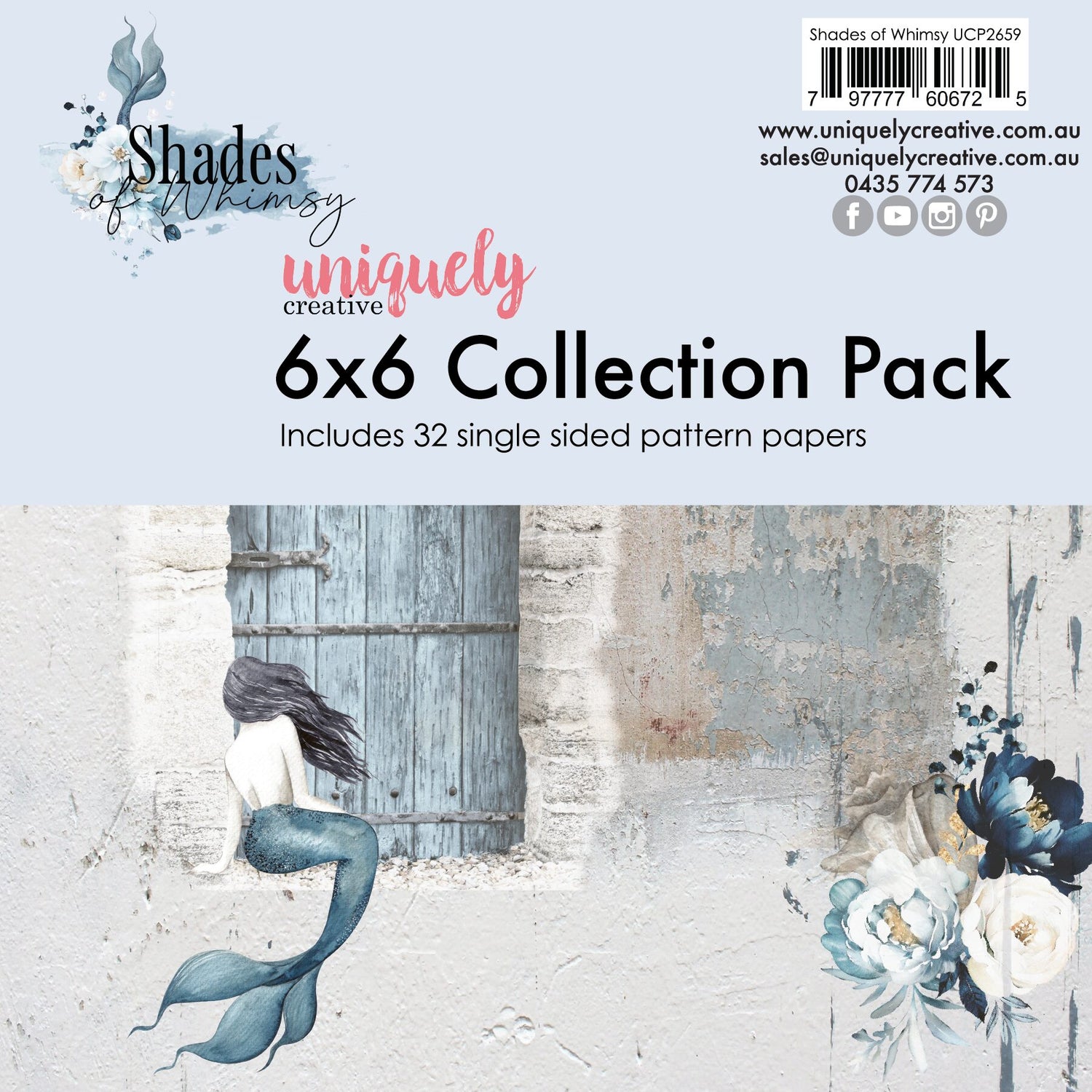 Uniquely Creative Shades of Whimsy - 6x6" Collection Pack (32 papers)