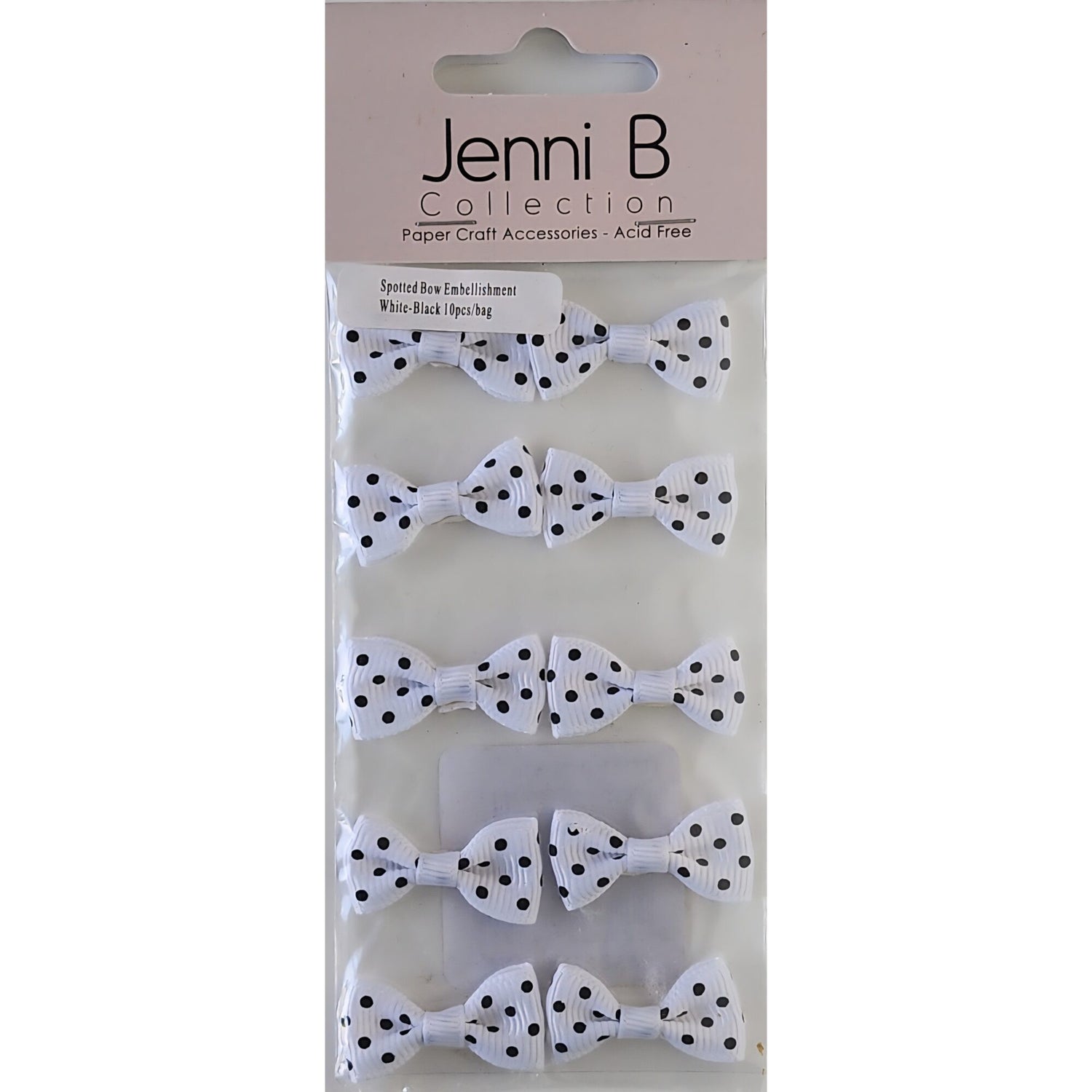 Jenni B Ribbon Stickers - Spotted Bows