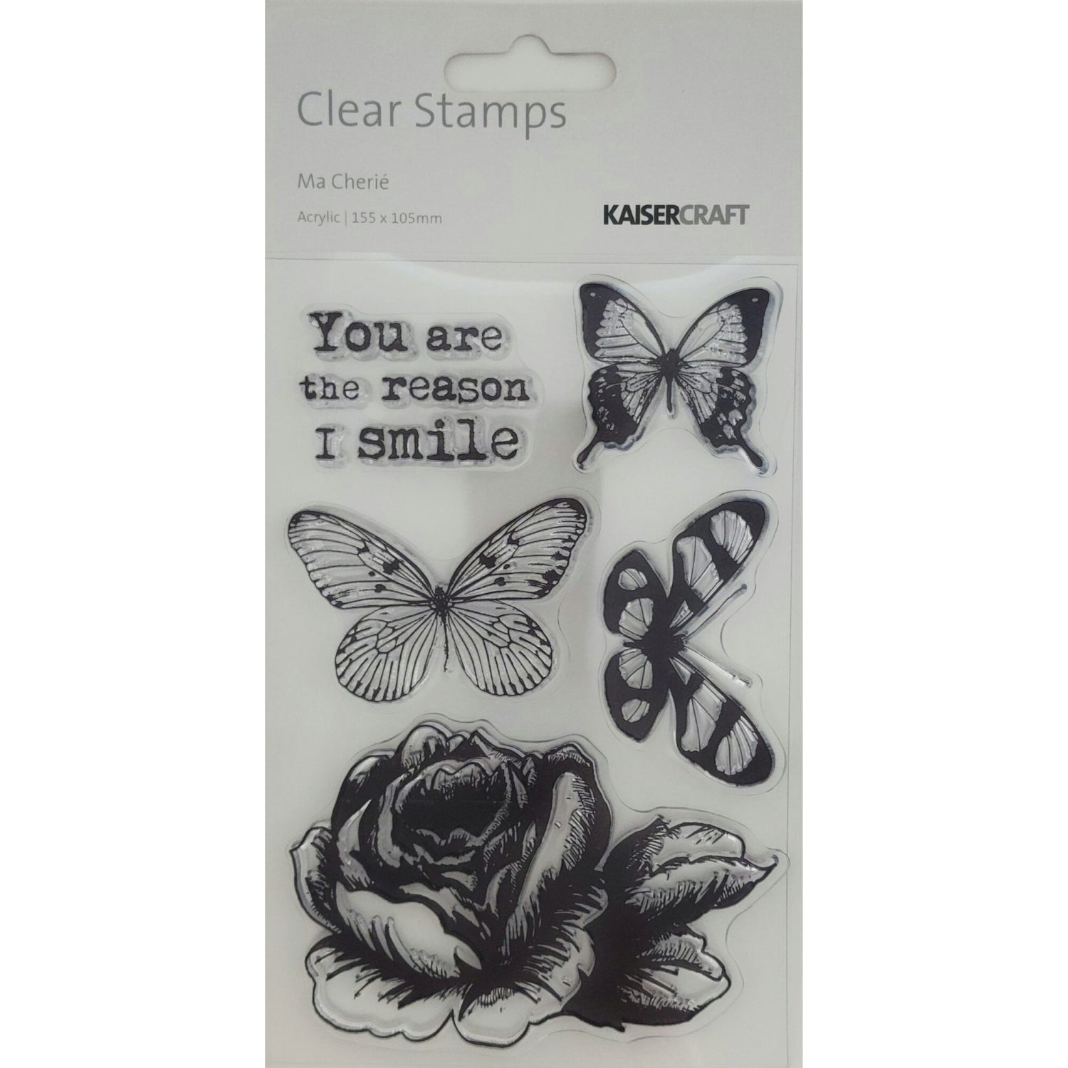 Kaisercraft Acrylic Stamp - Ma Cherie