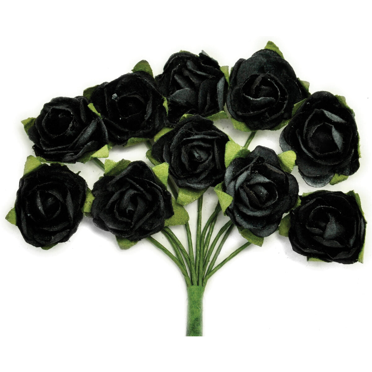Kaisercraft Mini Paper Blooms - Black