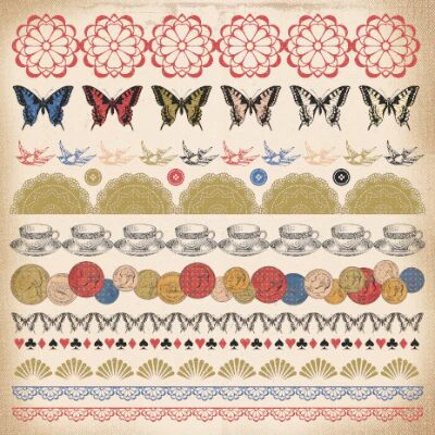 Kaisercraft 12x12" Sticker Sheet - Miss Match