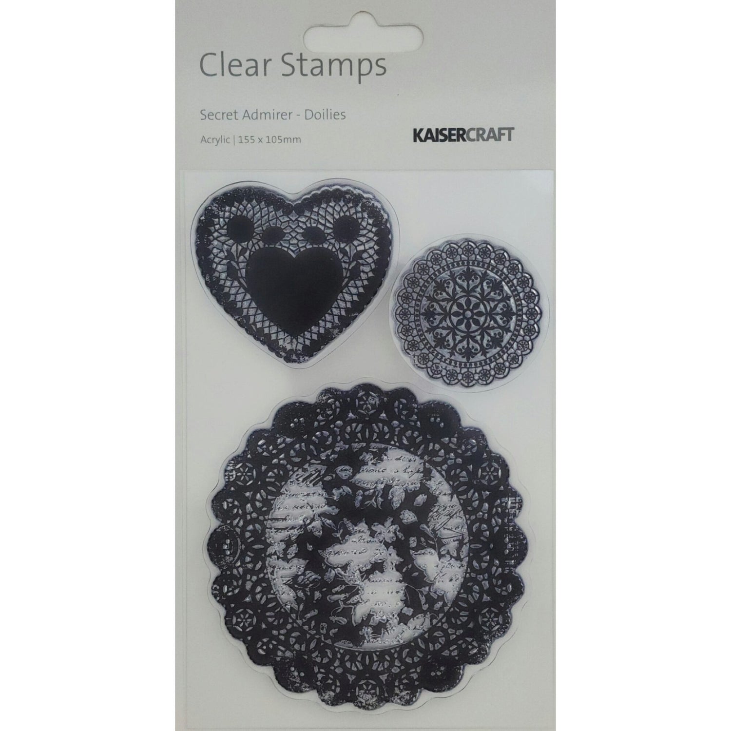 Kaisercraft Acrylic Stamp - Sevret Admirer - Dollies