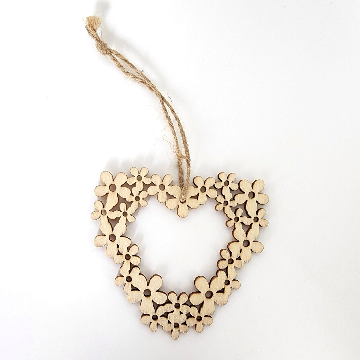 Shamrock Crafts Wooden Heart Wreath
