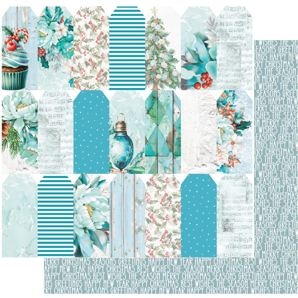 Uniquely Creative Merry & Bright - Jolly Gift Tags Paper