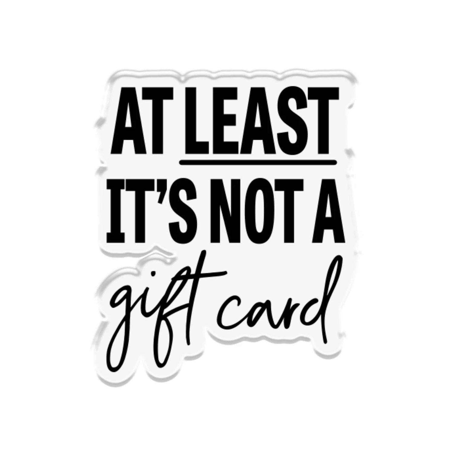 Crafter's Companion Stamp - Not a Gift Card
