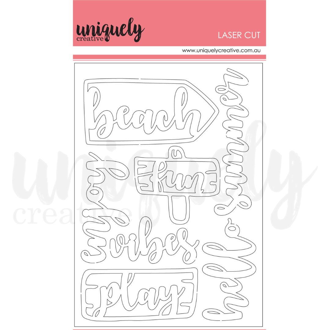 Uniquely Creative Laser Cut - Summer Holiday