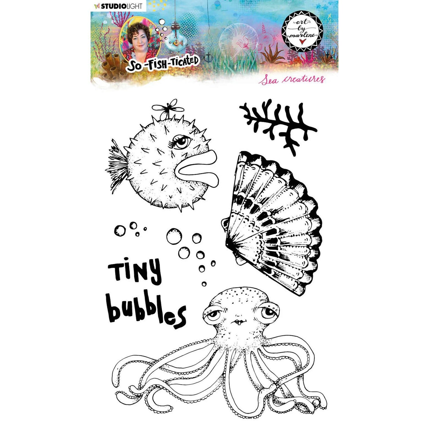 Art by Marlene - So-Fish-Ticated - Sea Creatures