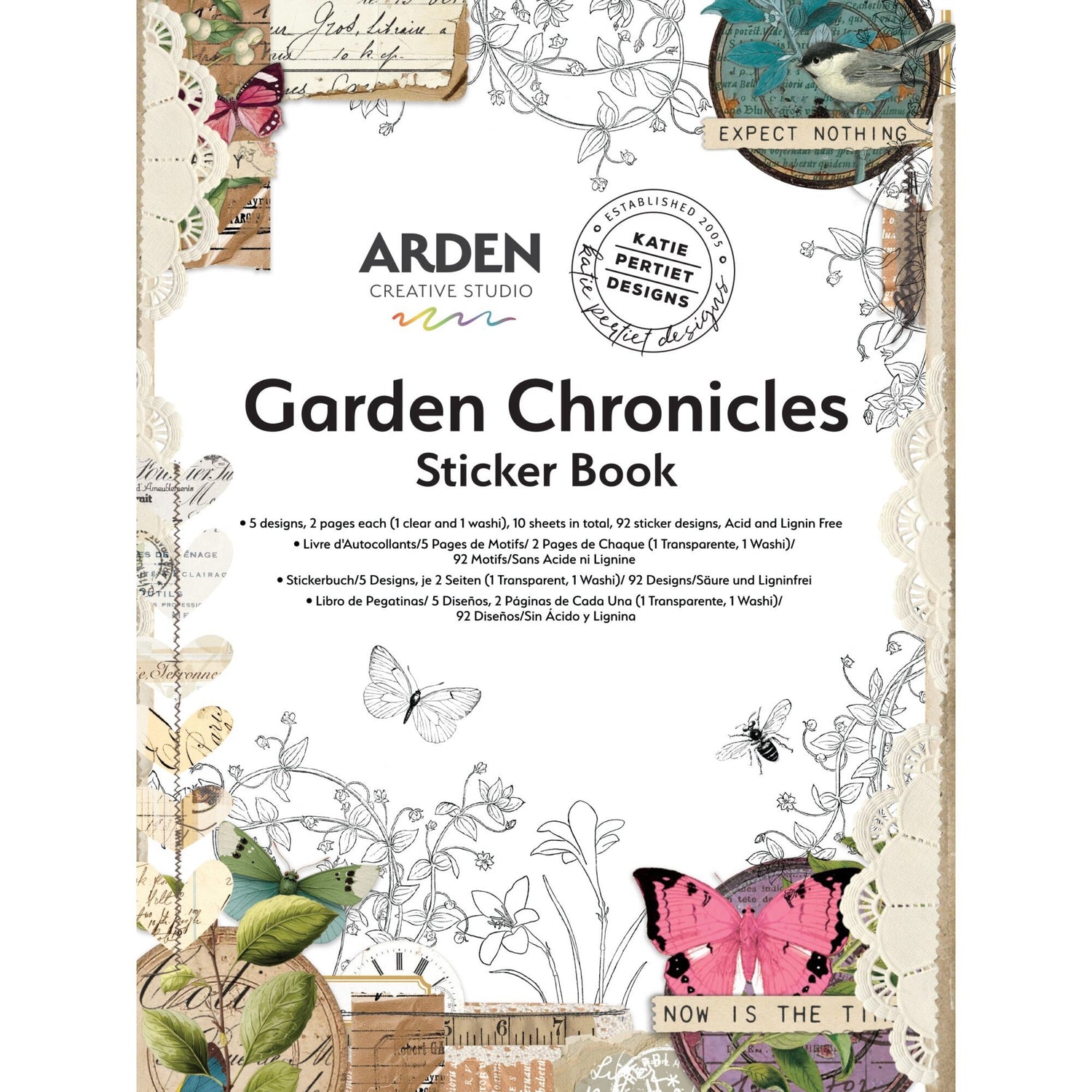 Arden Creative Studio Sticker Book -  Garden Chronicles