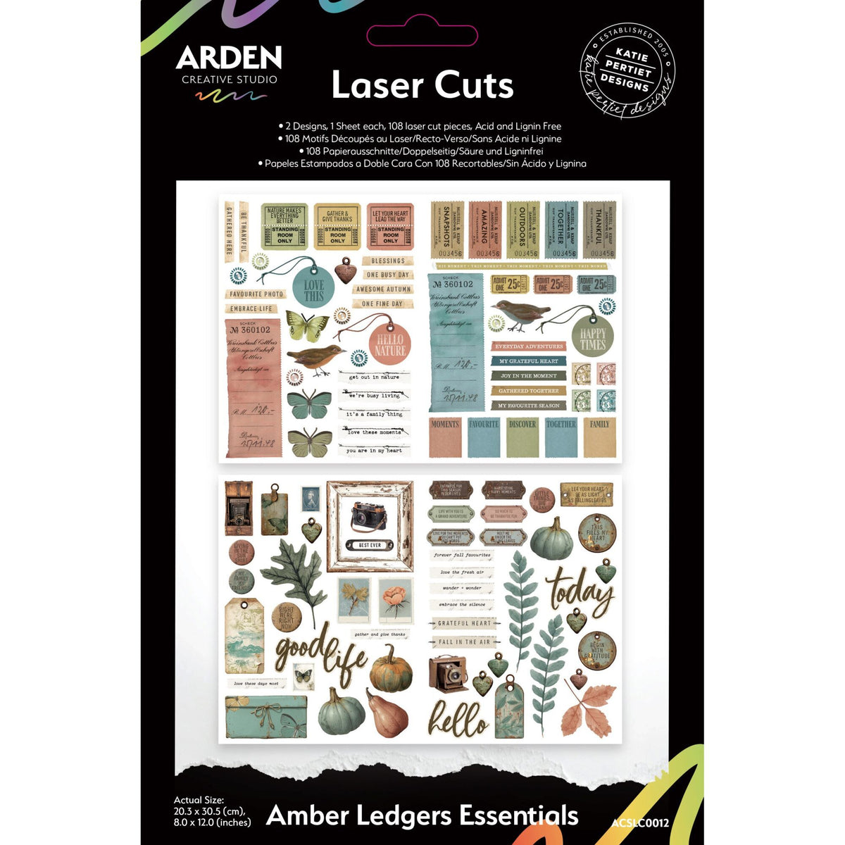 Arden Creative Studio Laser Cuts -  Amber Ledger