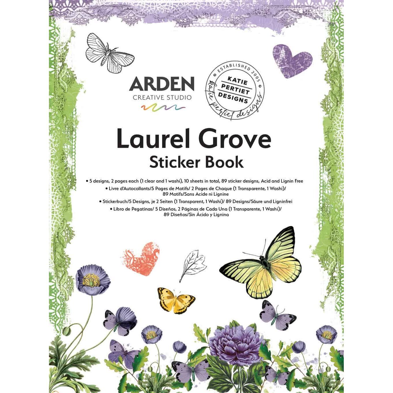 Arden Creative Studio Sticker Book -  Laurel Grove