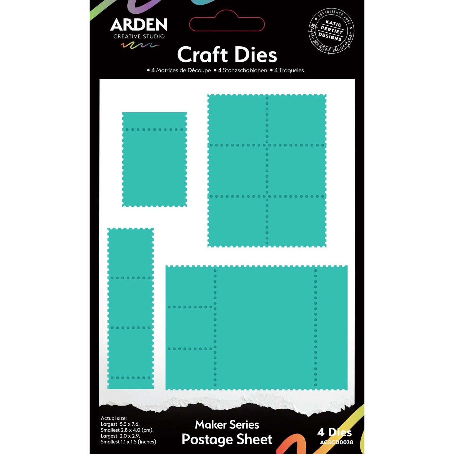Arden Creative Studio Craft Die - Postage Sheet
