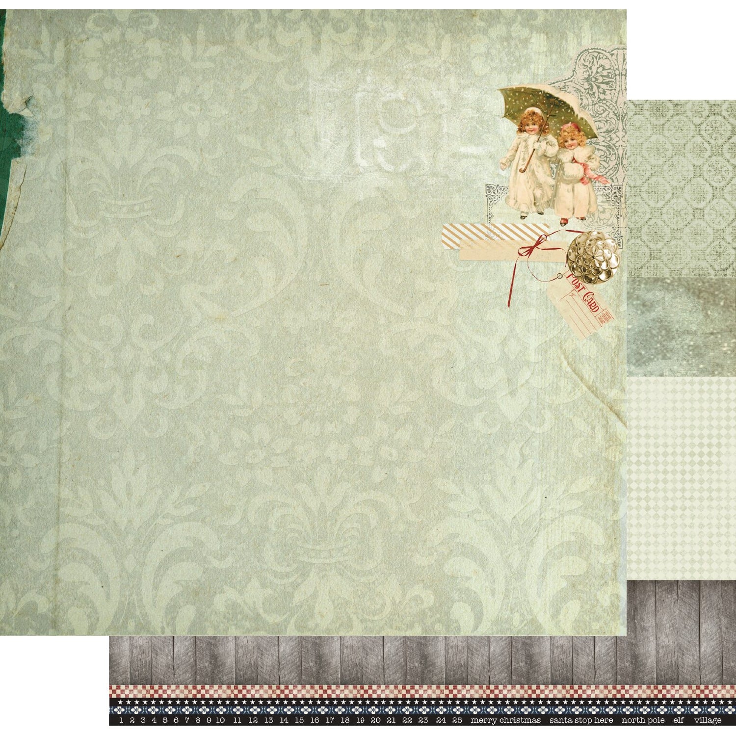Uniquely Creative A Very Vintage Christmas - Joy to the World Paper